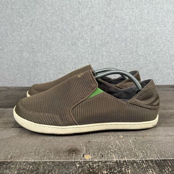 Olukai Nohea Mesh Slip On Shoes Mens 10 Brown  Loafers Sneakers Comfort main image 7